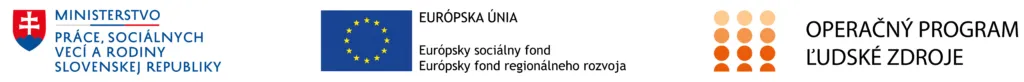 Európska únia · Európsky sociálny fond · Operačný program Ľudské zdroje